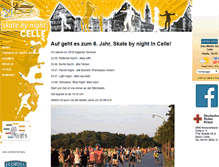 Tablet Screenshot of celle.skatebynight.de